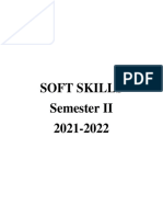 Soft Skills Sem II Study Material 2021-22