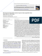 Deriving Leaf Chlorophyll Content of Green Lea - 2009 - ISPRS Journal of Photogr
