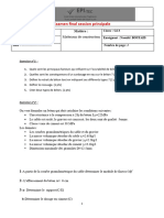 Examen de Matériaux de Construction Epi 2022 Final - Copie