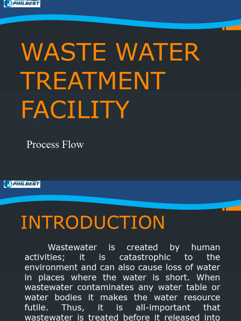 Wastewater Treatment Process Overview | PDF | Sewage Treatment | Water