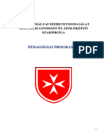 Pedagógiai Programja: Magyar Máltai Szeretetszolgálat Szociális Gondozó És Ápolóképző Szakiskola