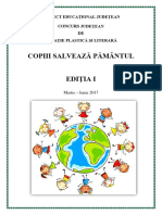 Proiect Copiii Salveaza Pamantul 2017