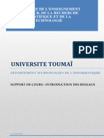 Super Cours de Reseaux Informatique Universite Toumai