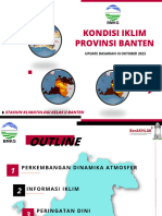 Briefing Mingguan Staklim Banten - Update 31 Oktober 2023 - 08112023