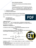 Très Bon Résumé Méthode Numérique