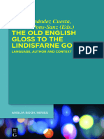 (Buchreihe Der Anglia - Anglia Book Series) Julia Fernández Cuesta, Sara M. Pons-Sanz - The Old English Gloss To The Lindisfarne Gospels-De Gruyter Mouton (2016)