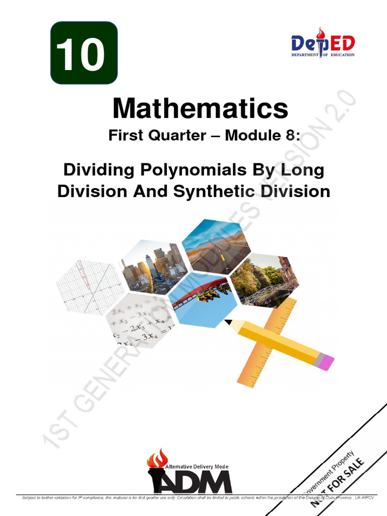 Long Division and Synthetic Division | PDF | Division (Mathematics ...