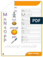 M M N N o O P P: Man Nut Orange Pen