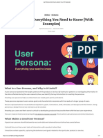 User Persona - Everything You Need To Know (With Examples)