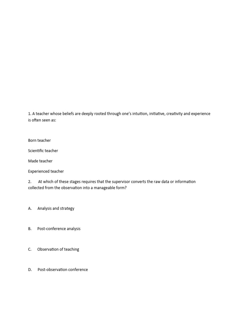 Principles of Teacher Education Insights | PDF | Teacher Education ...