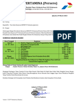 Surat Panggilan Calon Karyawan (I) BUMN PT Pertamina (Persero) Jakarta