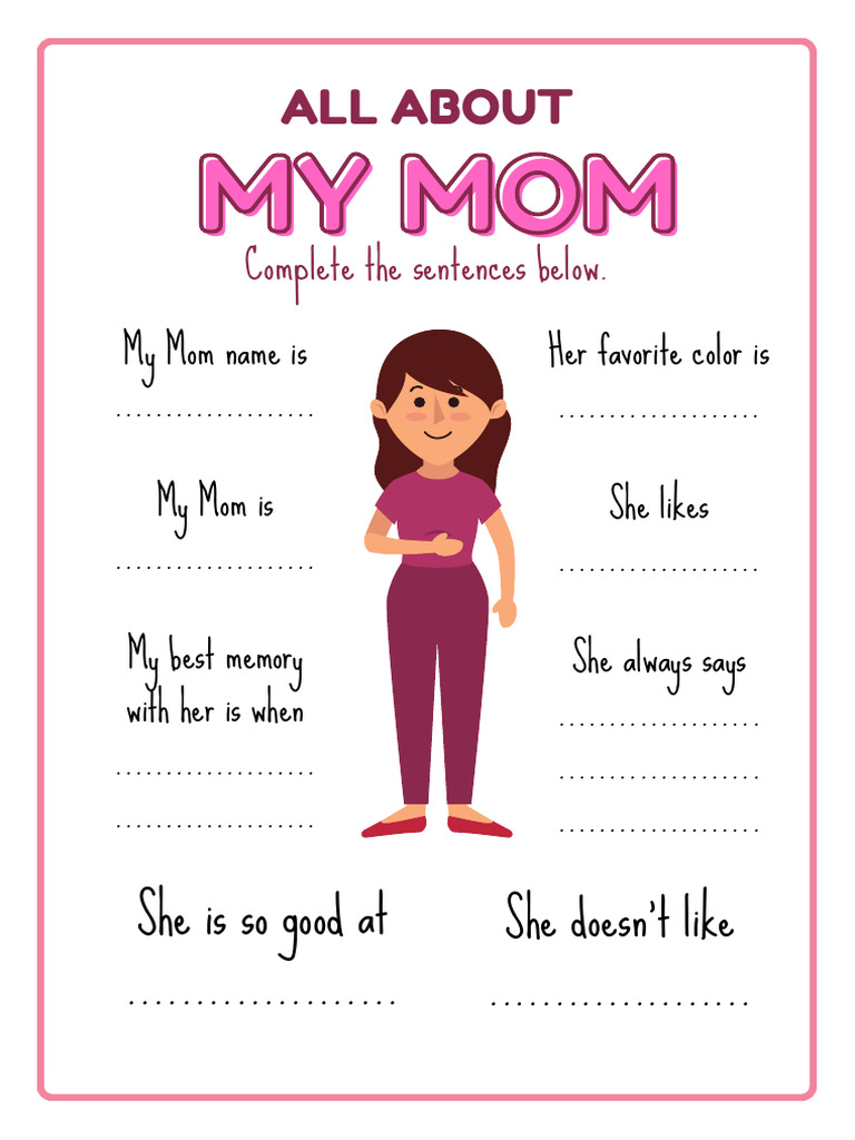 15 Mother - S Day Worksheets | PDF | Family | Living Arrangements