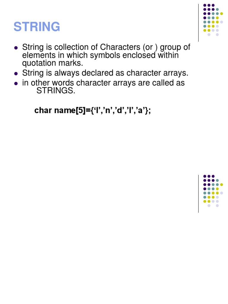 Understanding C Strings and Functions | PDF | String (Computer Science ...