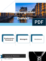 Hamburgischer Dialekt Deutsch