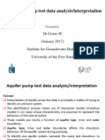 1-Aquifer Pump Test Data Interpretation and Analysis