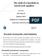Borehole Sustainable Yield - FC Method