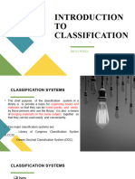 W6 - Intro To Classification