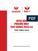 KAS Prelims Test Series 4.0