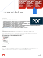 FortiGate 7.4 Administrator Exam Description