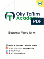 Wordlist A1