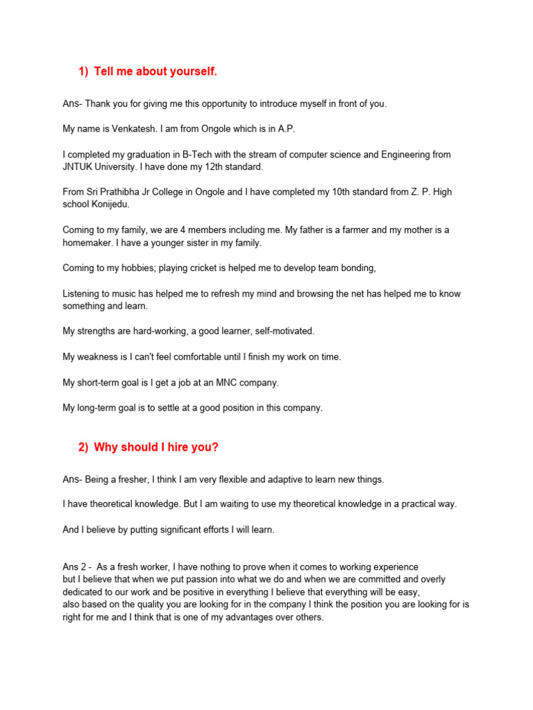 Python Technical Round Questions For Freshers