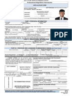 Rafael Arnold Application Form 