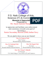 F.G. Naik College of Arts, Science (IT) & Commerce