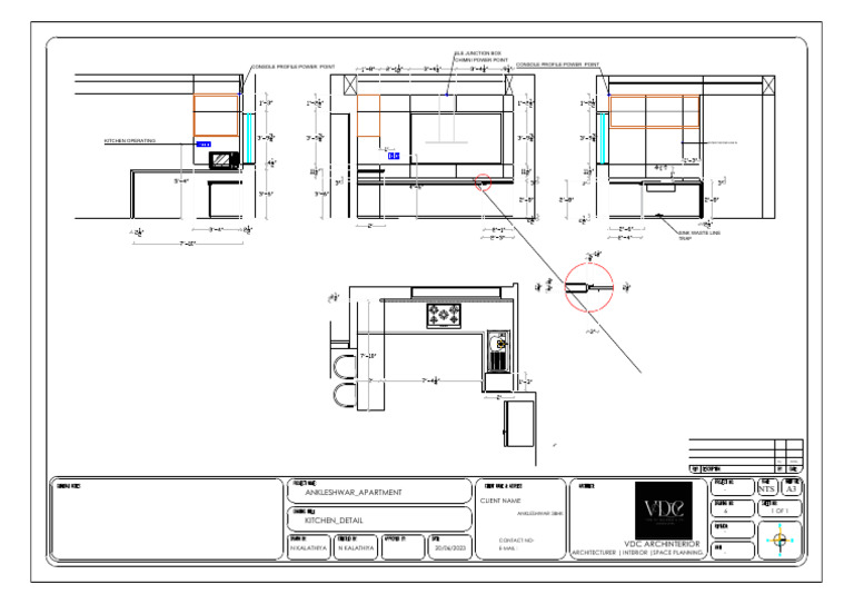 Ankleshwar Apartment Kitchen Design | PDF