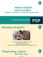 Workplace English 1 Telephone English Session 1