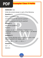 NCERT Exemplar Class 9 Maths: Exercise-3.1