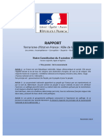 Rapport: Terrorisme D'etat en France: Rôle de La Justice