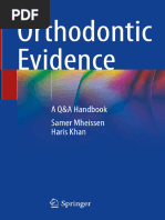 Orthodontic Evidence A Qampa Handbook 9783031244223 9783031244216 3031244222