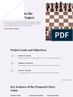 Introduction To The Chess Game Project: by Arfaat Sanitary