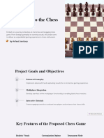 Introduction To The Chess Game Project: by Arfaat Sanitary