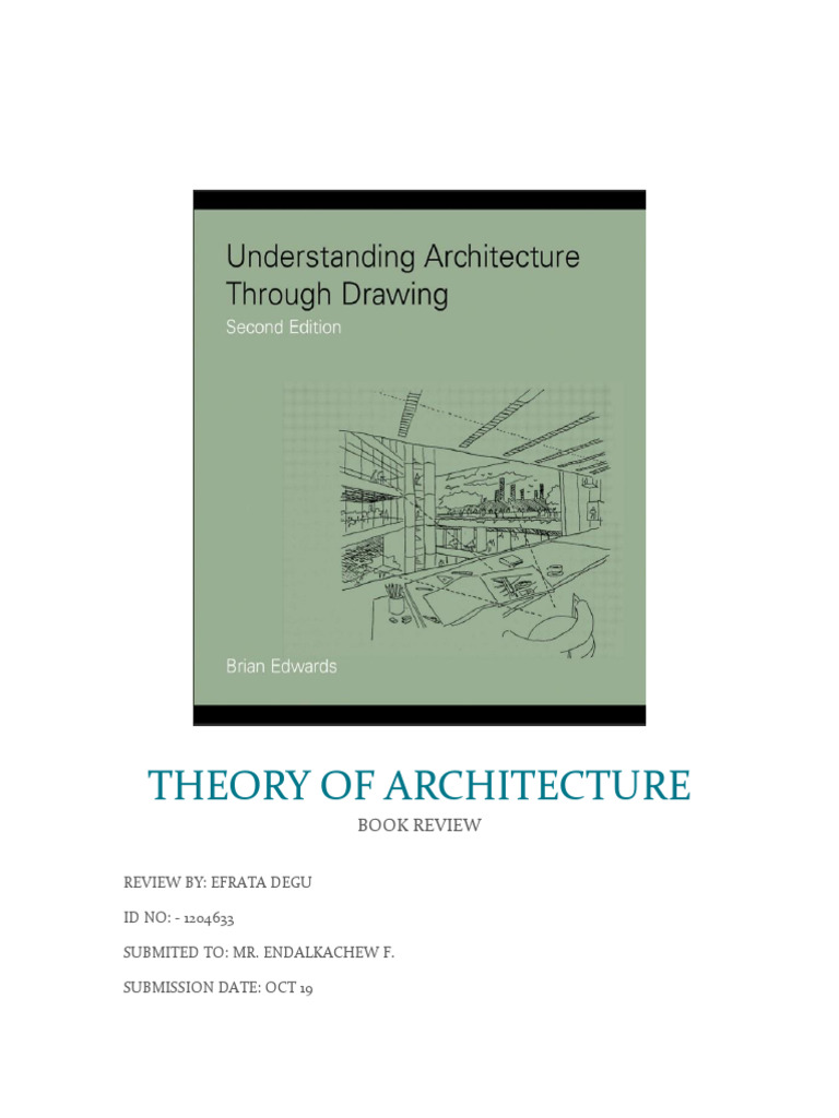 THEORY OF ARCHITECTURE Book Review Word | Download Free PDF | Drawing ...