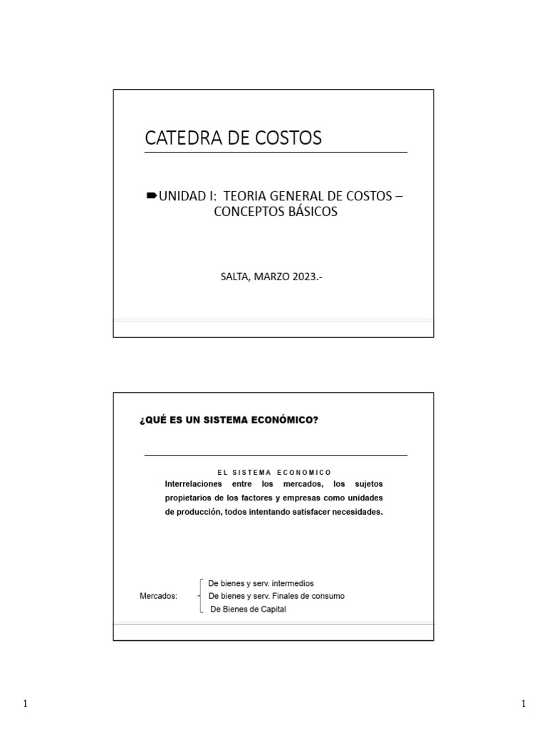 Teoría General de Costos y Producción | PDF | Contabilidad | Costo