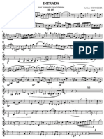 Intrada Arthur Honegger - Trumpet in C PDF