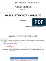 1-Description of Variable