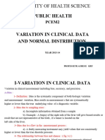 2 - Variation in Clinical Data