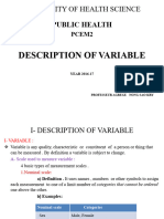 1-Description of Variable