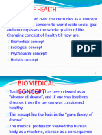 Concept of Health & Disease