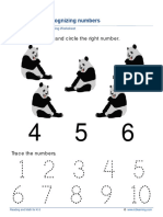 Kindergarten Counting Number Recognition 5