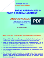 DHEENADHAYALAN 2003 - Presentation MULTI-SECTORAL APPROACHES IN RIVER BASIN MANAGEMENT - India and TN