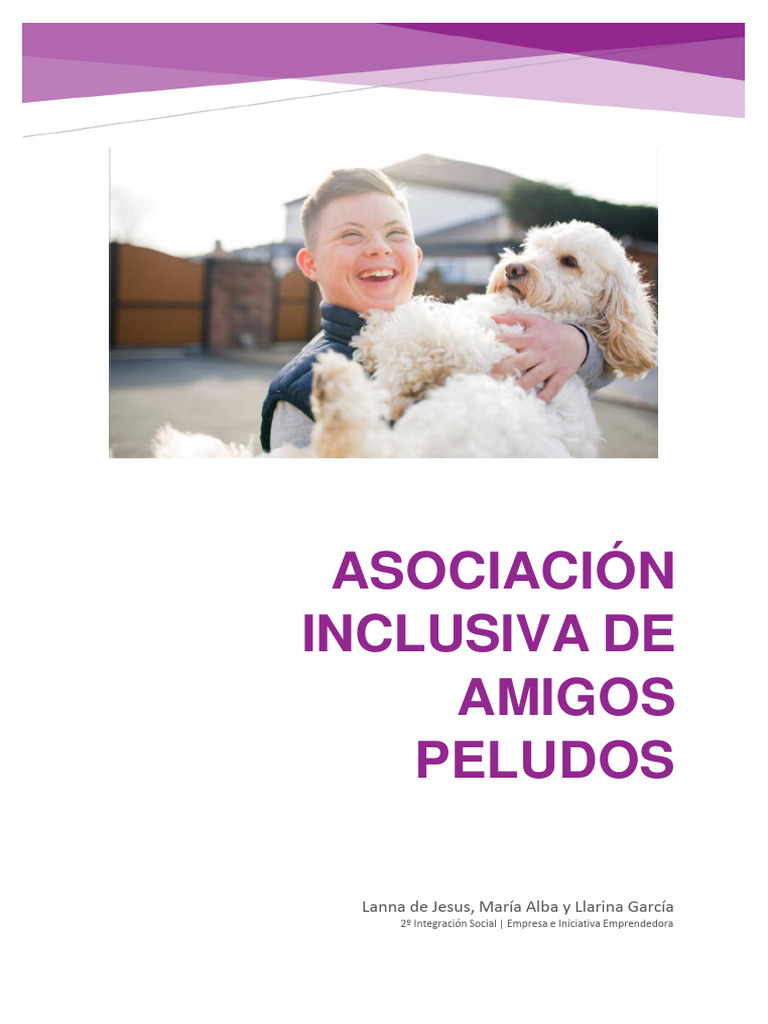 Asociación Inclusiva para Animales y Personas | PDF | Invalidez ...