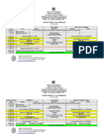 QCSHS Grade 9 New Class Program Sy 2021 2022