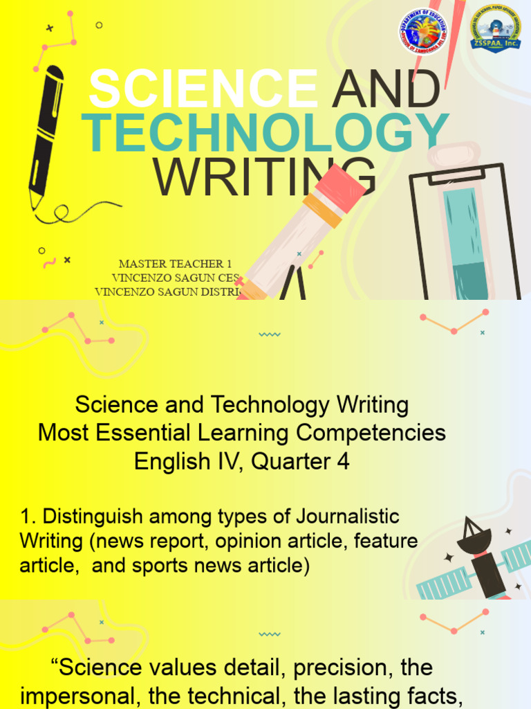 Science Writing Techniques and Tips | PDF | Science | Metro Manila