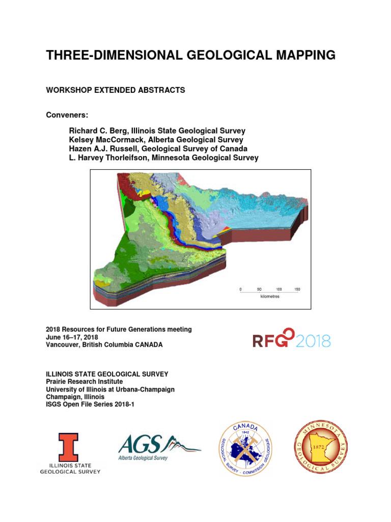 3D Geological Mapping Workshop Abstracts | PDF | Geology | 3 D Computer ...