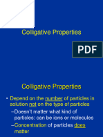 Lesson 7.1 Colligative - Properties