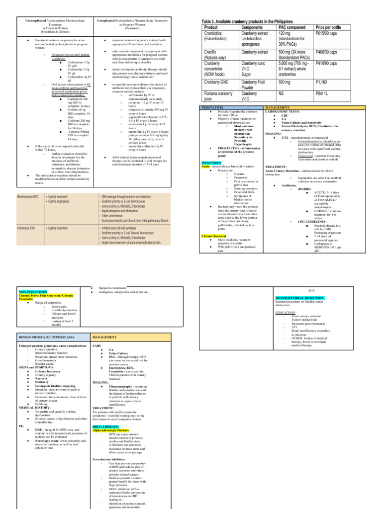 Uncomplicated Pyelonephritis Pharmacologic Treatment | PDF