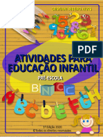 Ebook Atividades para Educação Infantil - Preescolar
